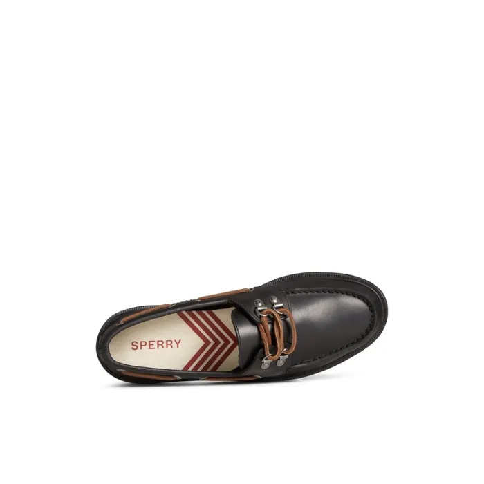 Sperry Boat Shoes Authentic Original 2Eye Boat Shoe Black 8211 Men