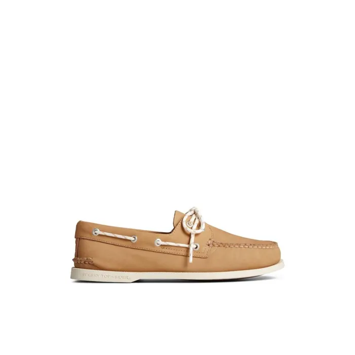 Sperry Boat Shoes Authentic Original Nautical Nubuck Boat Shoe Medium Beige 8211 Men