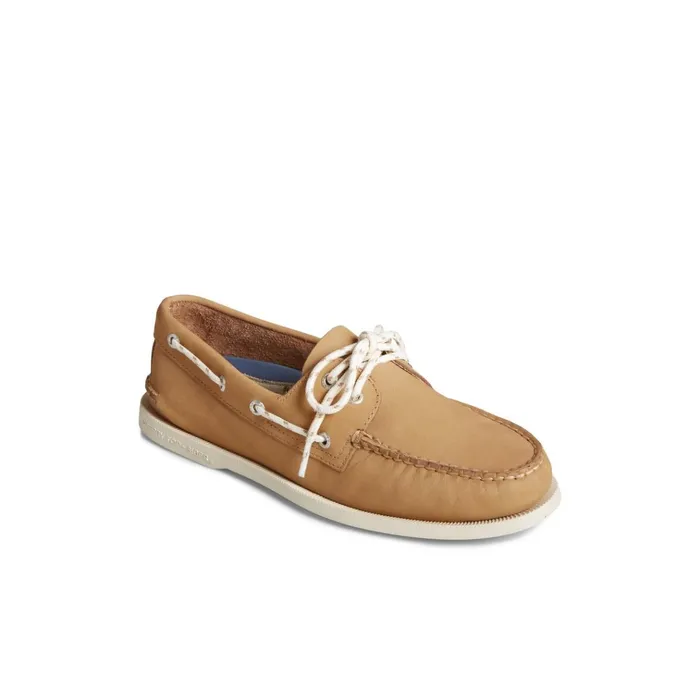 Sperry Boat Shoes Authentic Original Nautical Nubuck Boat Shoe Medium Beige 8211 Men