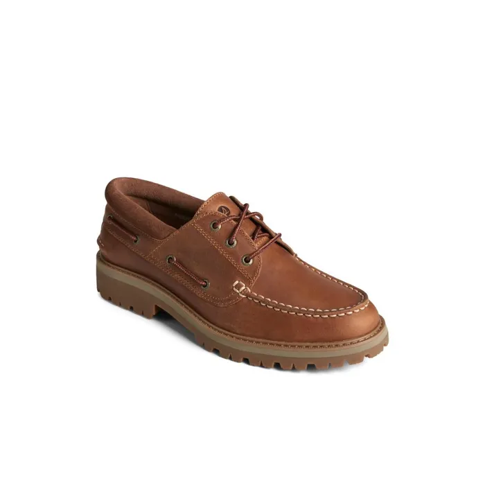 Sperry Boat Shoes Authentic Original Unlined Lug 3Eye Boat Shoe Medium Beige 8211 Men