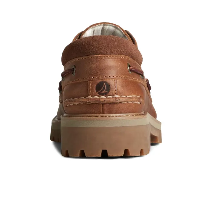 Sperry Boat Shoes Authentic Original Unlined Lug 3Eye Boat Shoe Medium Beige 8211 Men