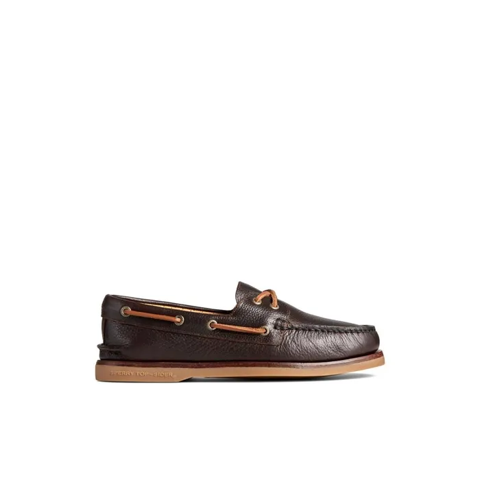 Sperry Boat Shoes Gold Cup Authentic Original Tumbled Boat Shoe Brown 8211 Men