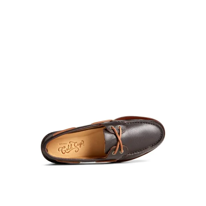 Sperry Boat Shoes Gold Cup Authentic Original Tumbled Boat Shoe Brown 8211 Men