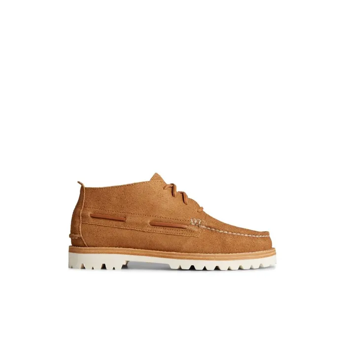 Sperry Boots Authentic Original Vibram Suede Chukka Medium Beige 8211 Men