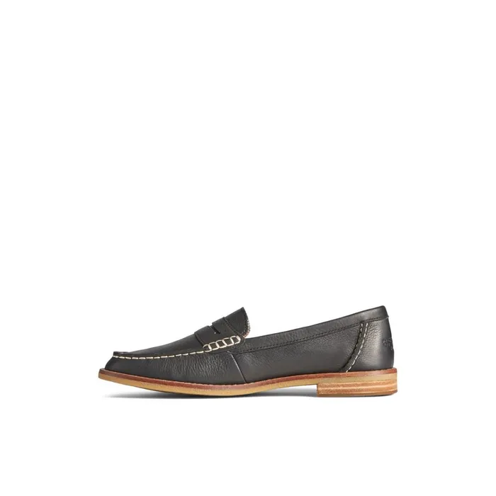 Sperry Oxfords and Loafers Seaport Penny Leather Loafer Black 8211 Women