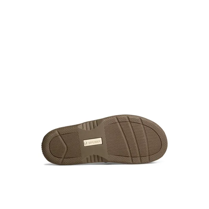 Sperry Sandals Baitfish Leather Flip Flop Brown Leather Mixed Material 8211 Men