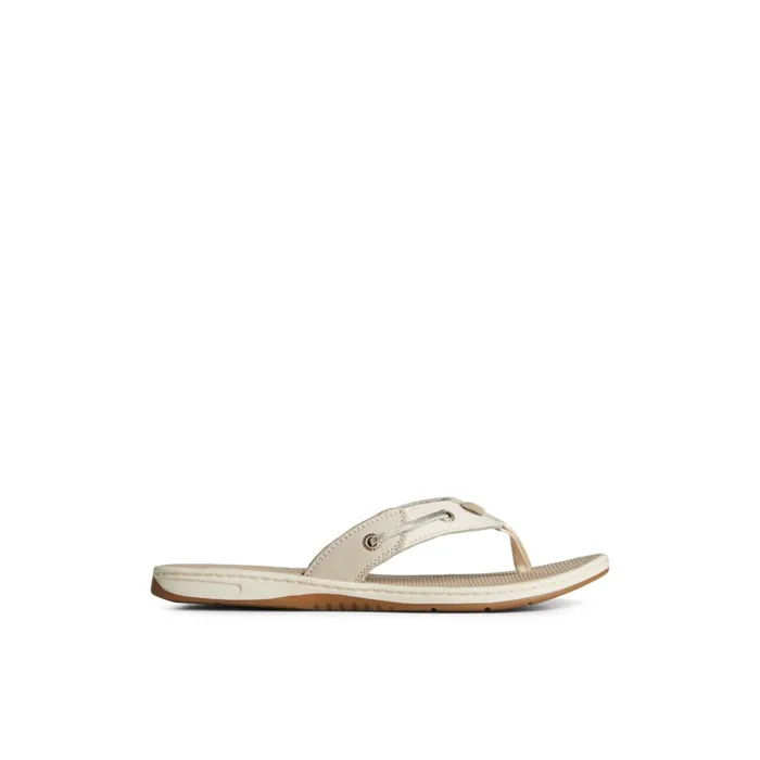 Sperry Sandals Seafish Metallic Flip Flop Grey 8211 Women