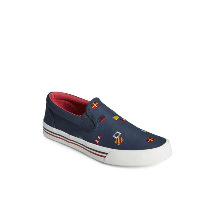 Sperry Sneakers Striper II Nautical Slip On Sneaker Navy 8211 Men