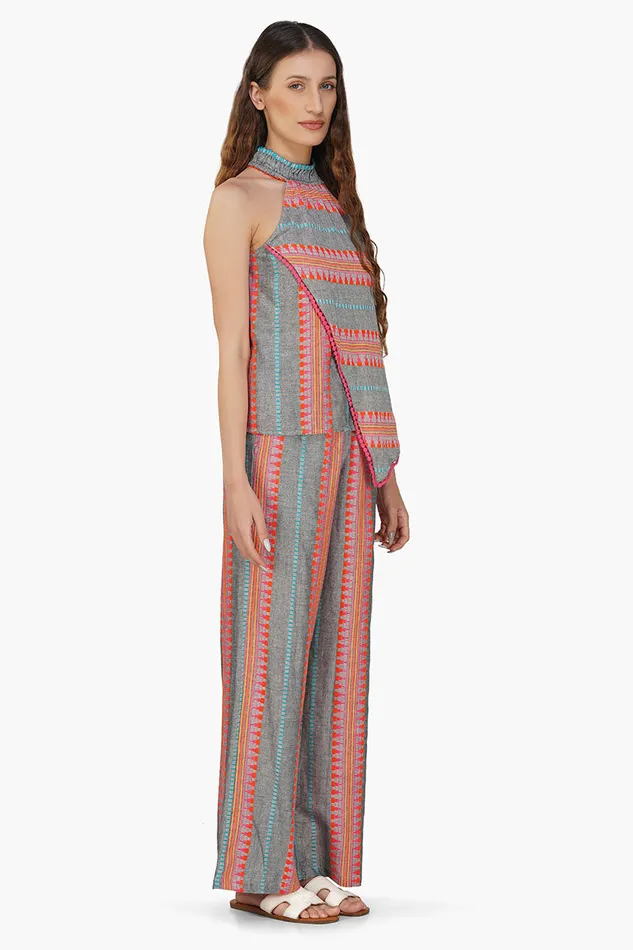 Starlette Yarn Dyed Stripe Pants Starlette Yarn Dyed Stripe Pants
