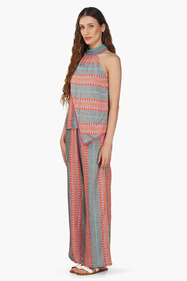 Starlette Yarn Dyed Stripe Pants Starlette Yarn Dyed Stripe Pants