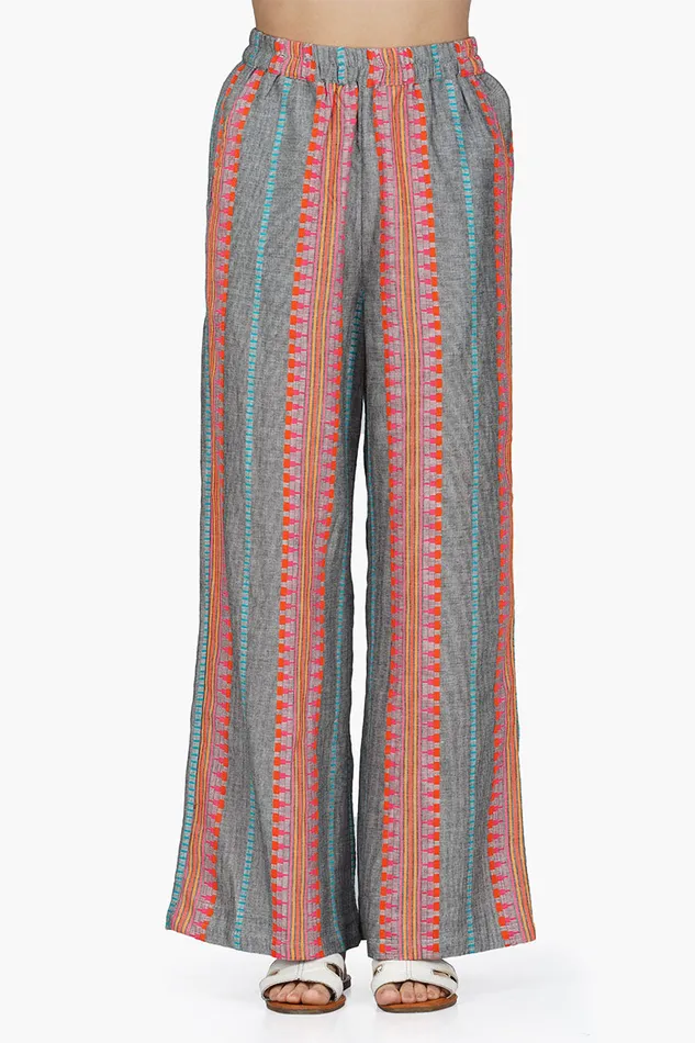 Starlette Yarn Dyed Stripe Pants Starlette Yarn Dyed Stripe Pants