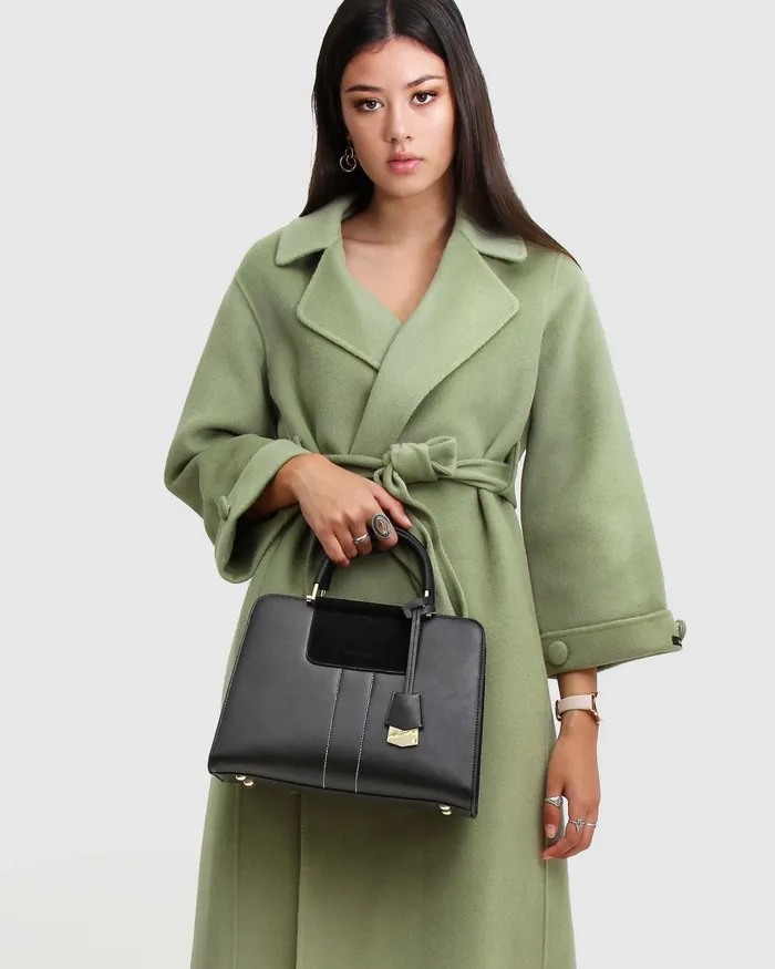 Stay Wild Oversized Wool Coat 8211 Grass Women Coats Belle and Bloom