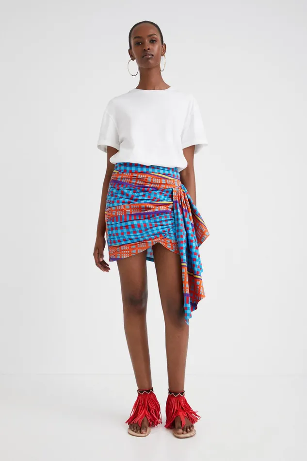 Stella Jean Short Twopiece Dress Women Desigual Dresses