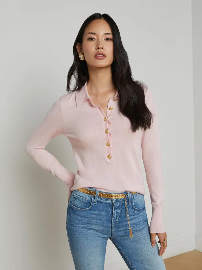 Sterling Sweater Pale Pinkgold Women L039Agence Knitwear