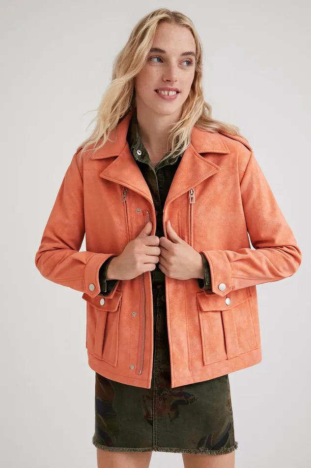 Straight Multipocket Jacket Women Desigual Jackets