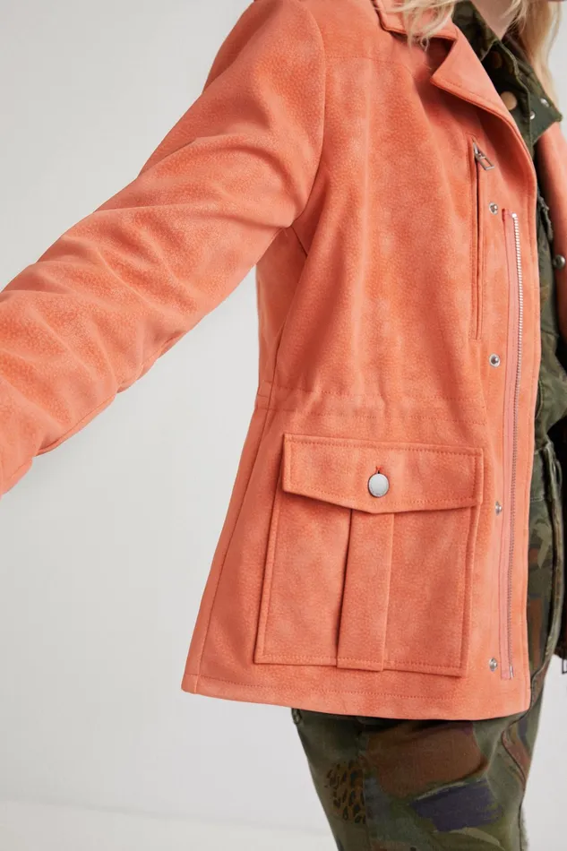 Straight Multipocket Jacket Women Desigual Jackets