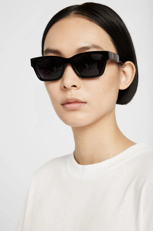Sunglasses Women ANINE BING Daria Sunglasses 8211 Black