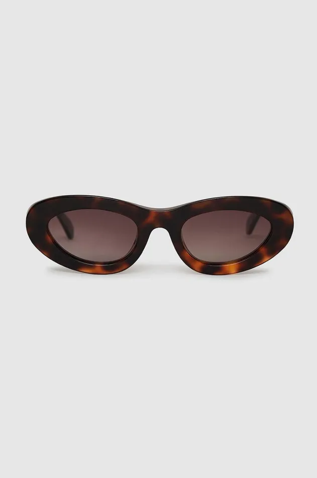 Sunglasses Women ANINE BING Roma Sunglasses 8211 Tortoise