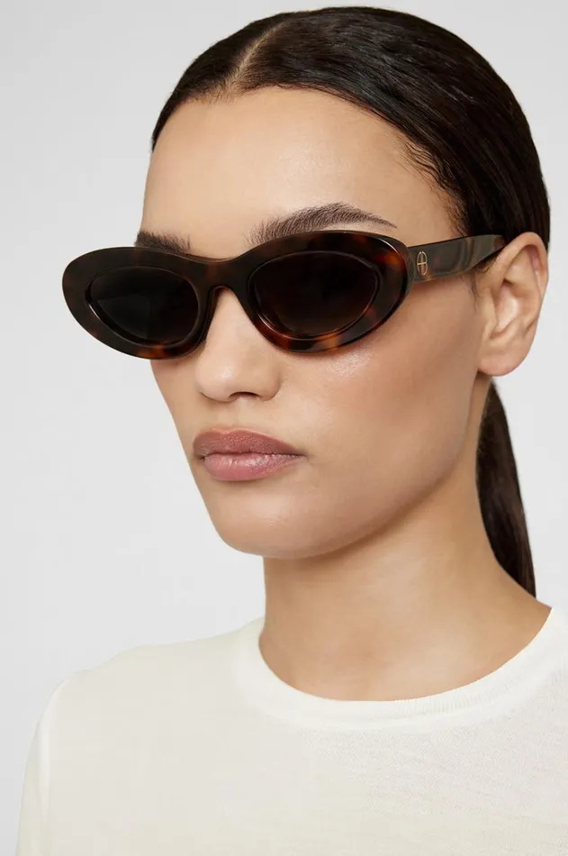 Sunglasses Women ANINE BING Roma Sunglasses 8211 Tortoise