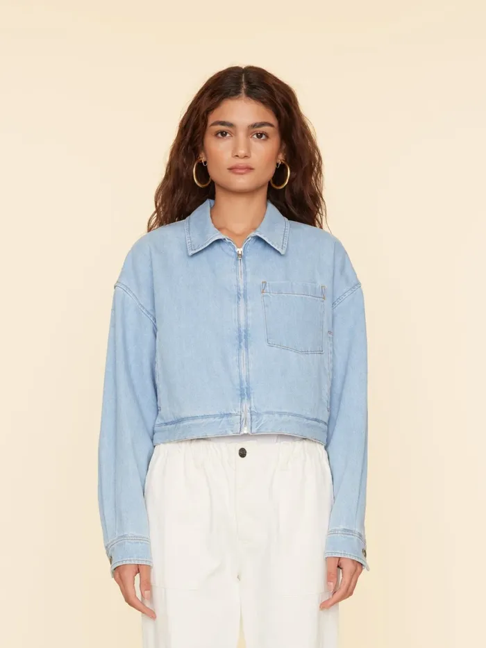 Sweaters and Jackets Women XRENA Light Blue Anton Denim Jacket