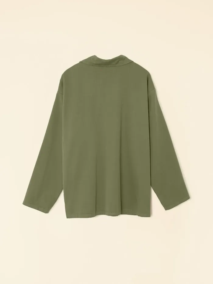 Sweaters and Jackets XRENA Women Hazy Sage Perry Twill Jacket Sweaters and Jackets XRENA Women Hazy Sage Perry Twill Jacket
