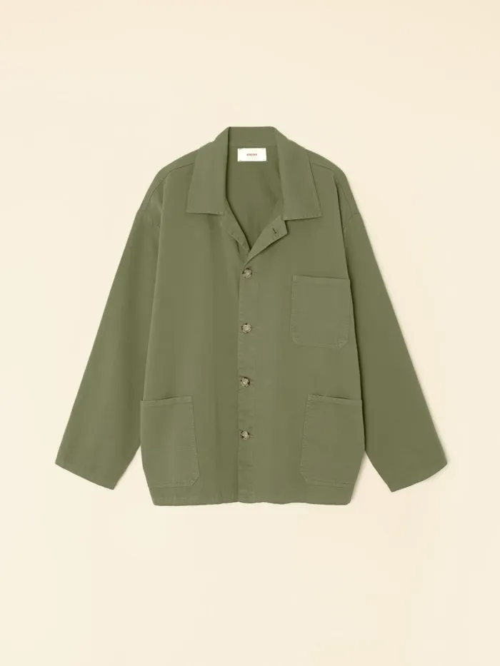 Sweaters and Jackets XRENA Women Hazy Sage Perry Twill Jacket Sweaters and Jackets XRENA Women Hazy Sage Perry Twill Jacket