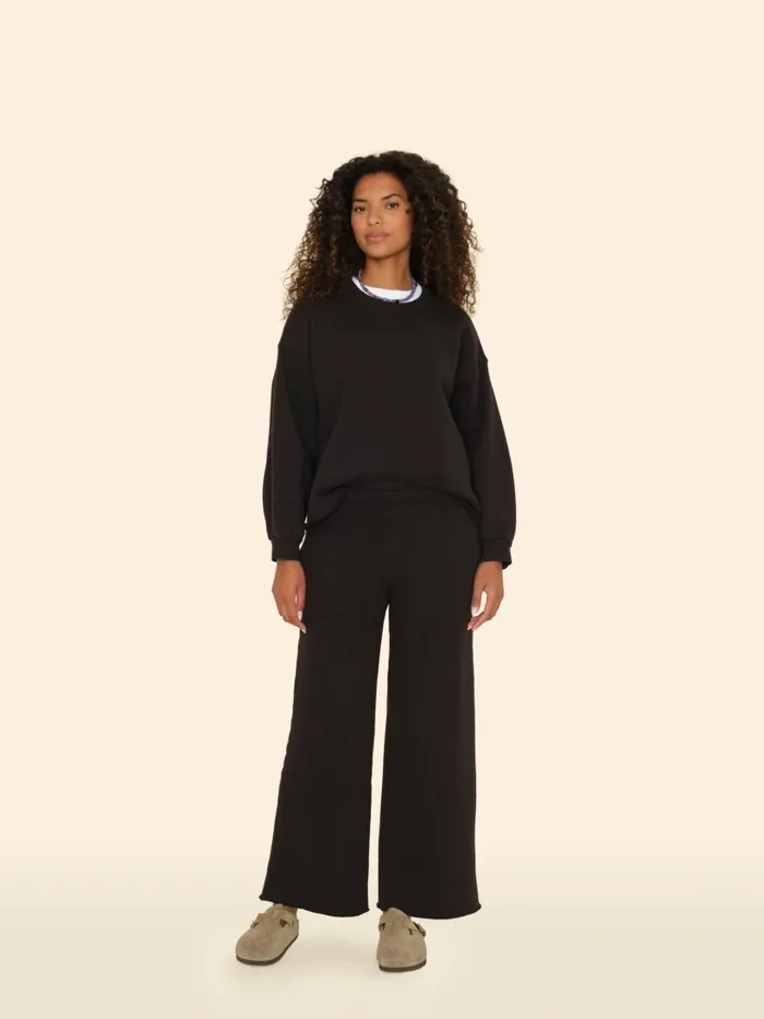 Sweats and Tees Women Black Emmette Sweatpant XRENA