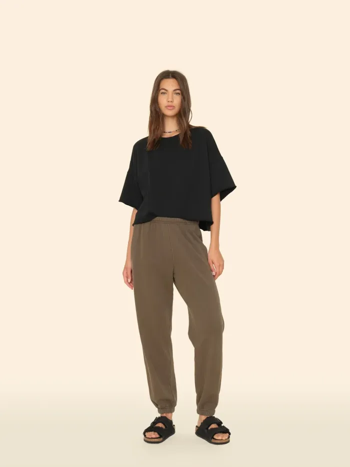 Sweats and Tees Women Clover Green Davis Sweatpant XRENA