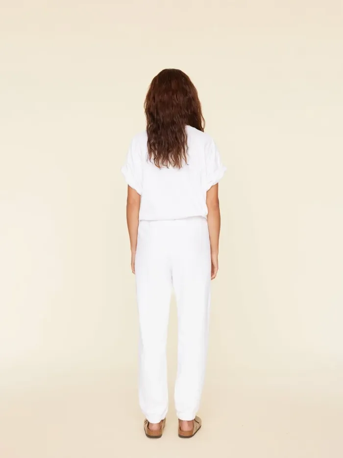 Sweats and Tees Women White Davis Sweatpant XRENA Sweats and Tees Women White Davis Sweatpant XRENA