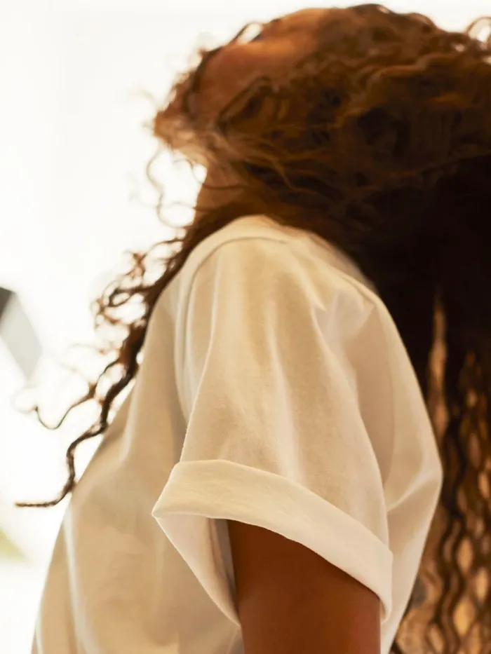 Sweats and Tees XRENA Women White Palmer Tee Sweats and Tees XRENA Women White Palmer Tee