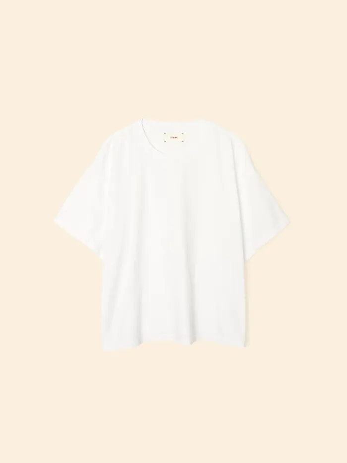 Sweats and Tees XRENA Women White Palmer Tee Sweats and Tees XRENA Women White Palmer Tee