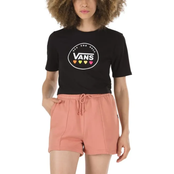 TShirts and Tanks Glow Stax Sport Crew Tee Black Vans Women TShirts and Tanks Glow Stax Sport Crew Tee Black Vans Women