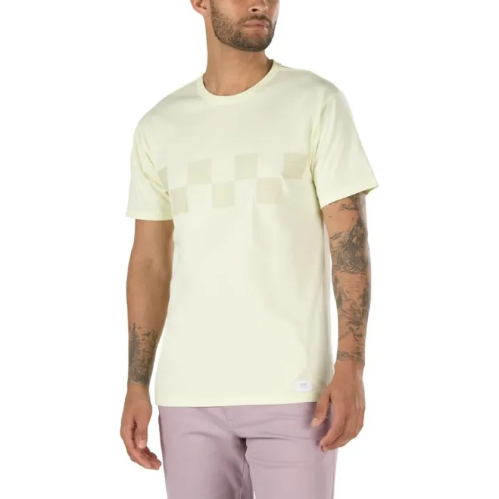 TShirts and Tanks Off The Wall Elevated Tee Tender Yellow 8211 Vans Men