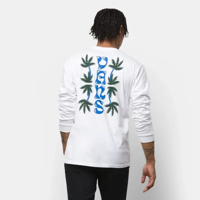 TShirts and Tanks Rise N Shine Long Sleeve TShirt White 8211 Vans Men