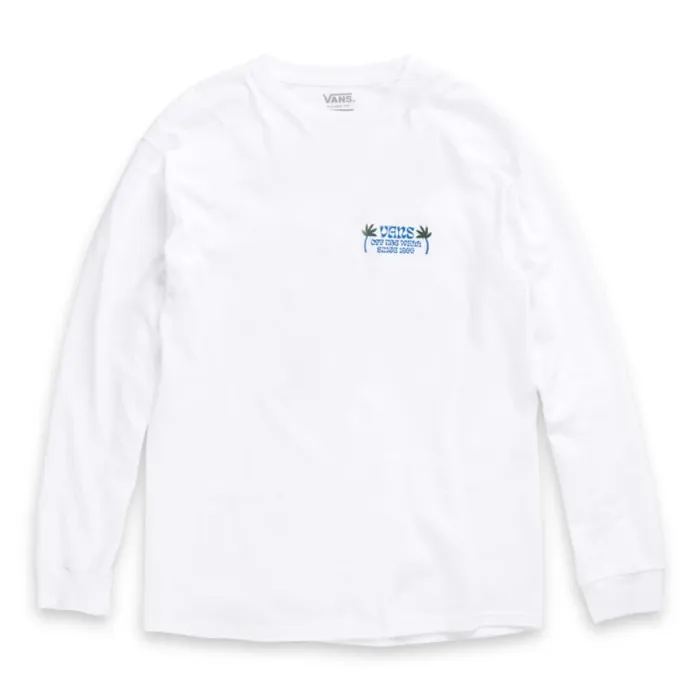 TShirts and Tanks Rise N Shine Long Sleeve TShirt White 8211 Vans Men TShirts and Tanks Rise N Shine Long Sleeve TShirt White 8211 Vans Men