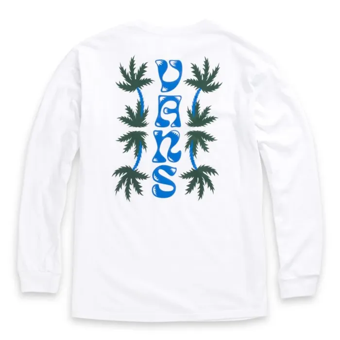 TShirts and Tanks Rise N Shine Long Sleeve TShirt White 8211 Vans Men TShirts and Tanks Rise N Shine Long Sleeve TShirt White 8211 Vans Men