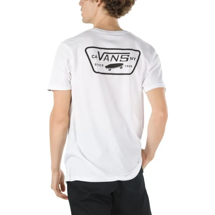 TShirts and Tanks Vans Men Full Patch Back TShirt WhiteBlack