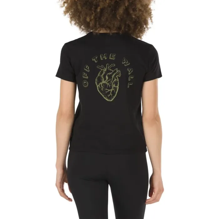 TShirts and Tanks Vans Women Heart Lizzie Baby Tee Black