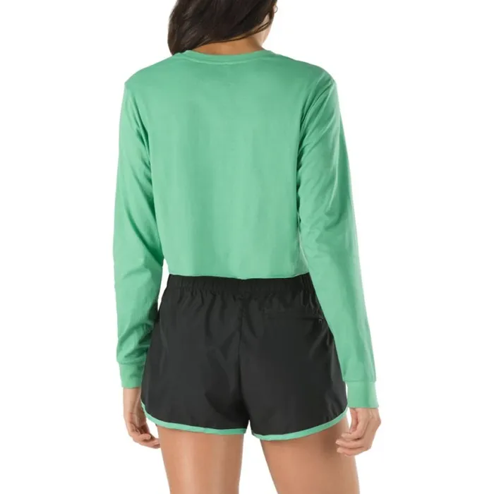 TShirts and Tanks Vans Women Ramp Tested Cropped Long Sleeve Tee Green Spruce TShirts and Tanks Vans Women Ramp Tested Cropped Long Sleeve Tee Green Spruce