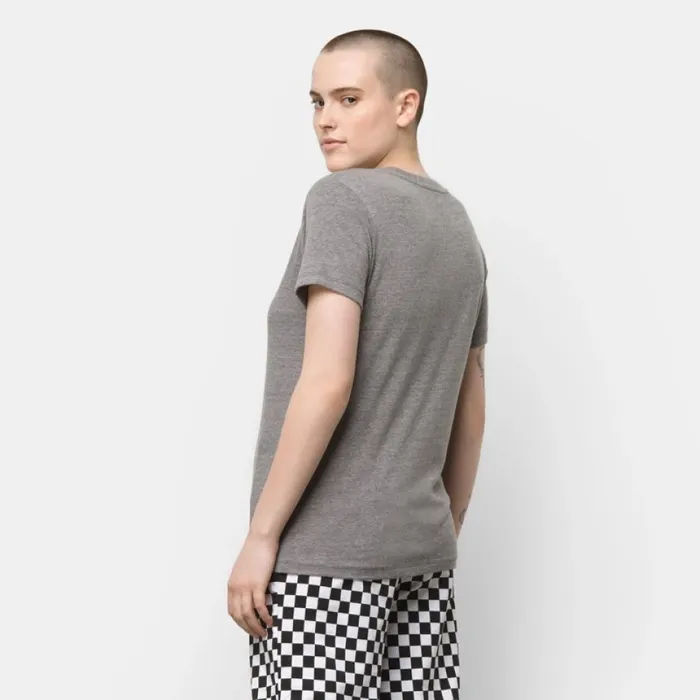 TShirts and Tanks Vans Women Split Ticket Boyfriend Tee Grey Heather TShirts and Tanks Vans Women Split Ticket Boyfriend Tee Grey Heather