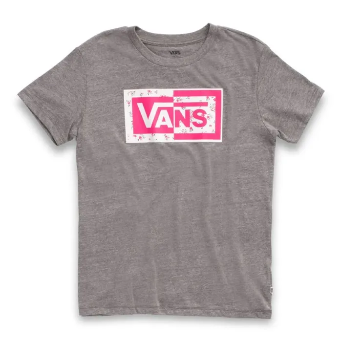 TShirts and Tanks Vans Women Split Ticket Boyfriend Tee Grey Heather TShirts and Tanks Vans Women Split Ticket Boyfriend Tee Grey Heather