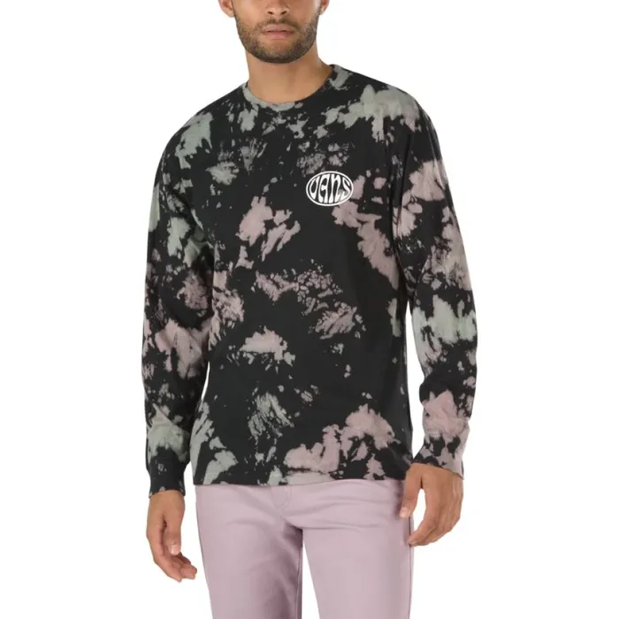 TShirts and Tanks Wall Slide Tie Dye Long Sleeve TShirt Black Tie Dye 8211 Vans Men TShirts and Tanks Wall Slide Tie Dye Long Sleeve TShirt Black Tie Dye 8211 Vans Men