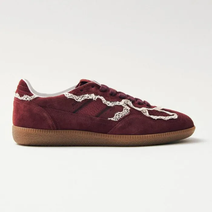 Tb490 Crochet Burgundy Leather Sneakers Women ALOHAS Sneakers