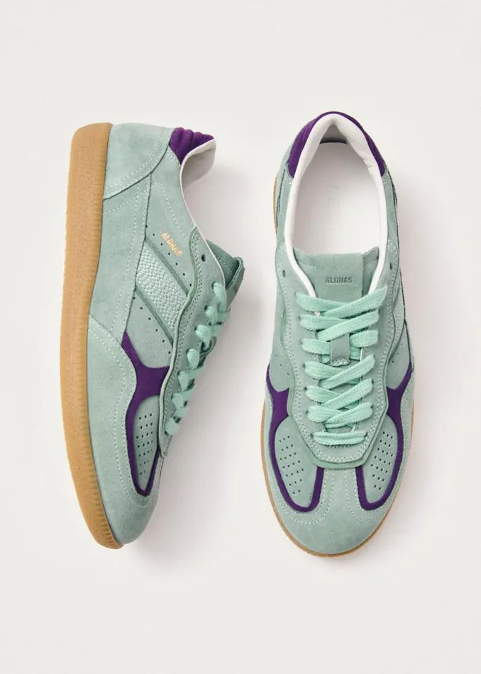 Tb490 Rife Blue Leather Sneakers WomenMen ALOHAS Sneakers