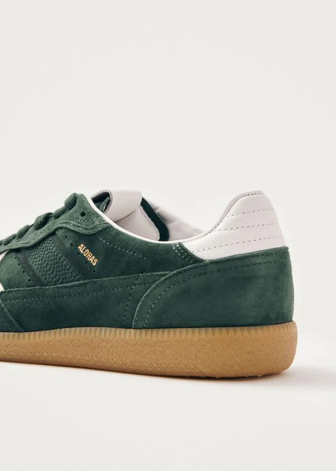Tb490 Rife Forest Green Leather Sneakers WomenMen ALOHAS Sneakers