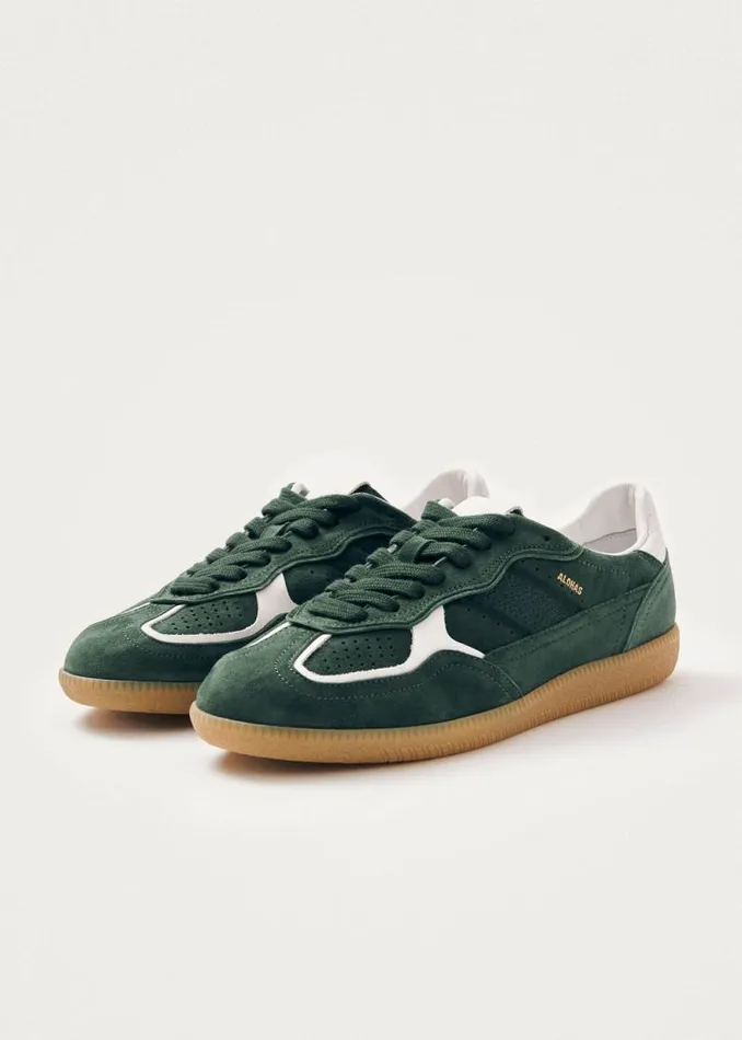 Tb490 Rife Forest Green Leather Sneakers WomenMen ALOHAS Sneakers