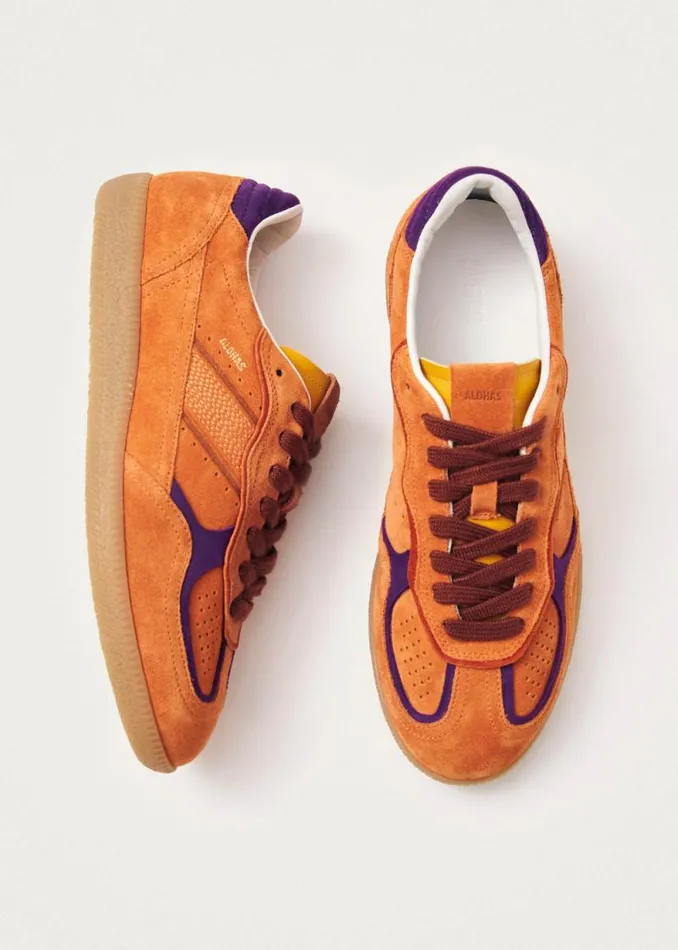 Tb490 Rife Orange Leather Sneakers WomenMen ALOHAS Sneakers