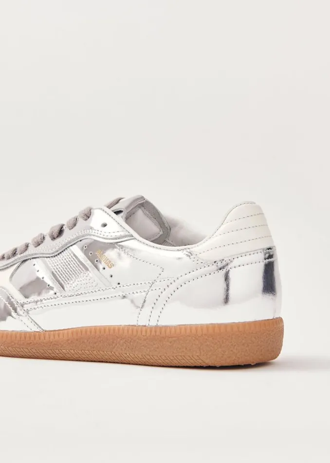 Tb490 Rife Shimmer Silver Cream Leather Sneakers WomenMen ALOHAS Sneakers