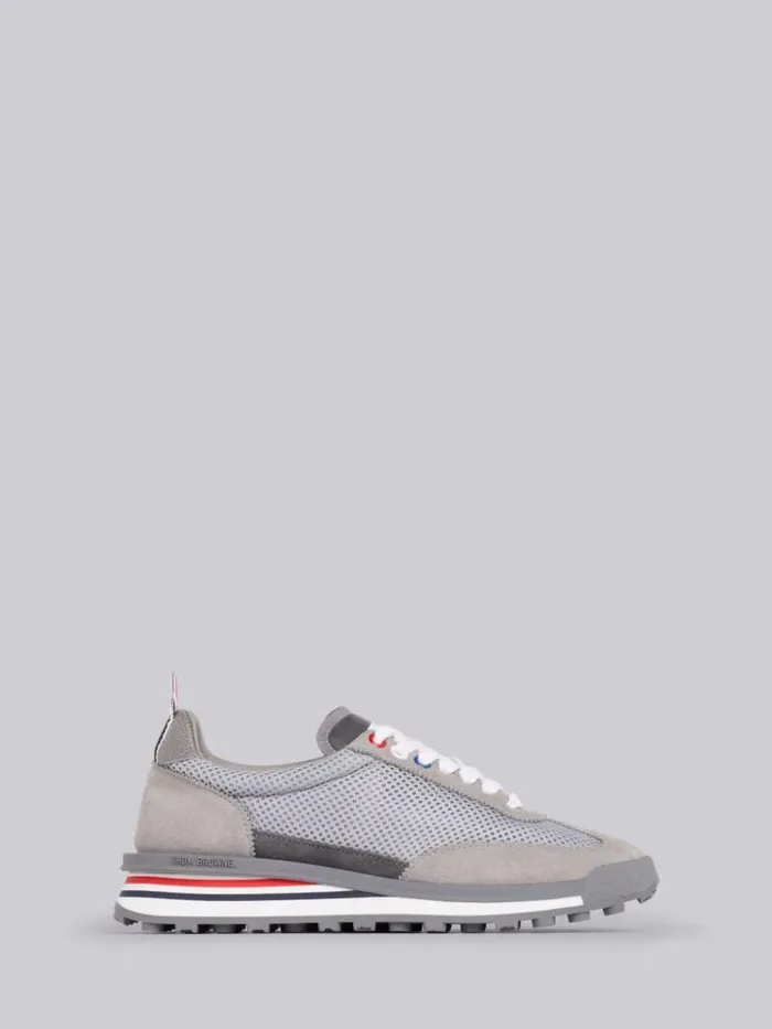 Tessuto Mesh Suede Back Unlined Tech Runner Dark Grey Women Thom Browne Sneakers Tessuto Mesh Suede Back Unlined Tech Runner Dark Grey Women Thom Browne Sneakers