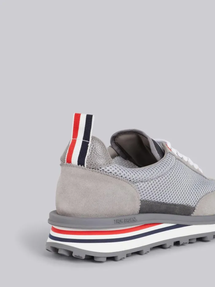 Tessuto Mesh Suede Back Unlined Tech Runner Dark Grey Women Thom Browne Sneakers Tessuto Mesh Suede Back Unlined Tech Runner Dark Grey Women Thom Browne Sneakers